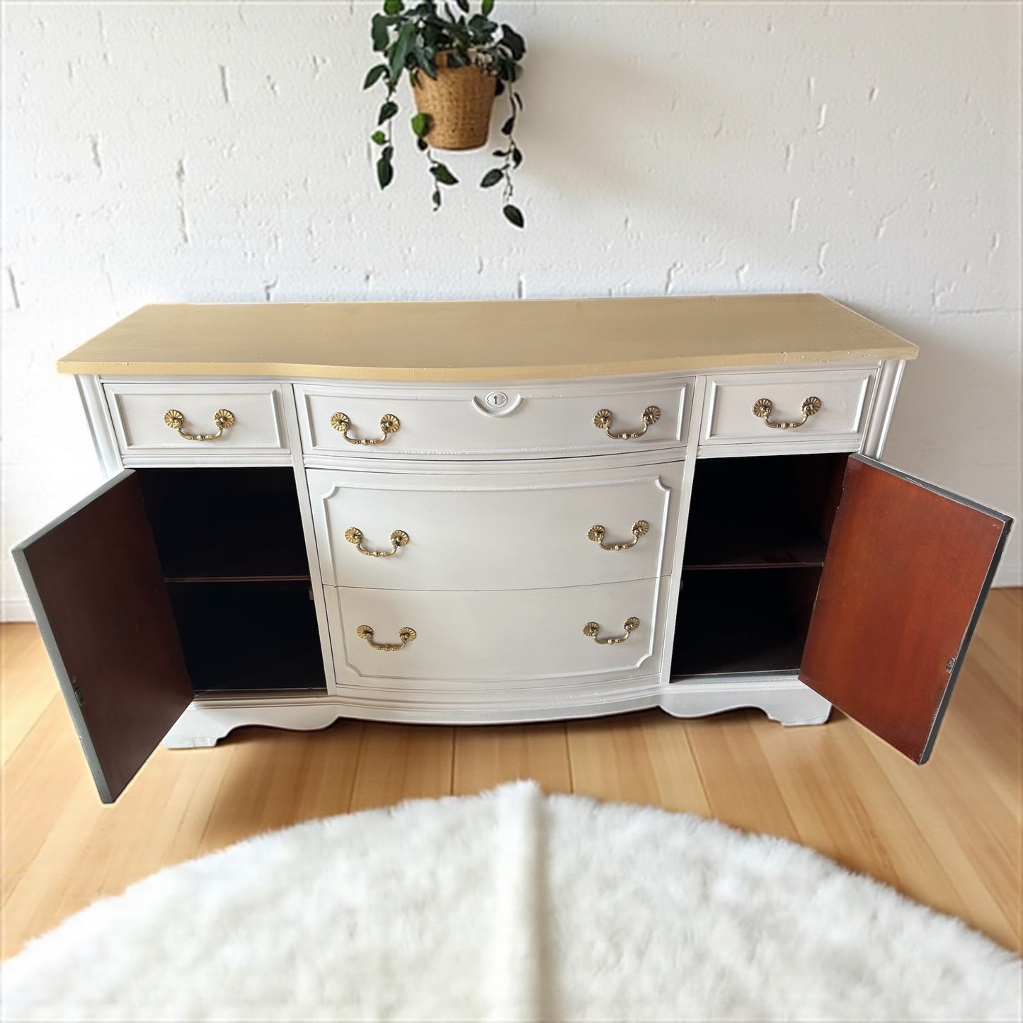 Lakeside newly refinished buffet table