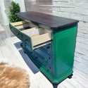 Ashley furniture Satin-Hunter-Green  dresser