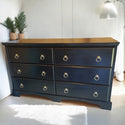 Piper Painted Black 6 Drawer Dresser