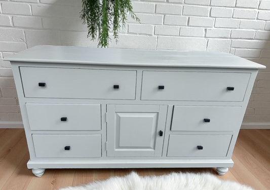 Light Blue Wood Dresser