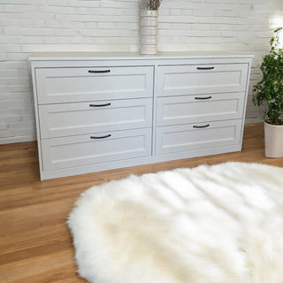 White IKEA SONGSAND dresser