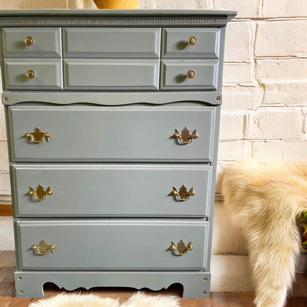 Refinished Solid Wood Dresser