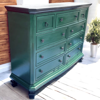 Ashley furniture Satin-Hunter-Green  dresser