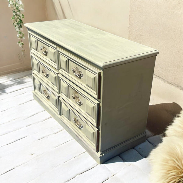 Tate Green 6 drawer dresser