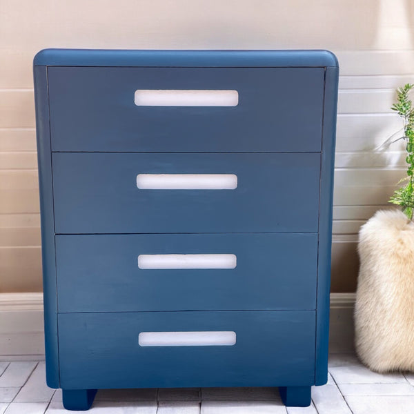 Mediterranean Blue “all in one” Vintage dresser