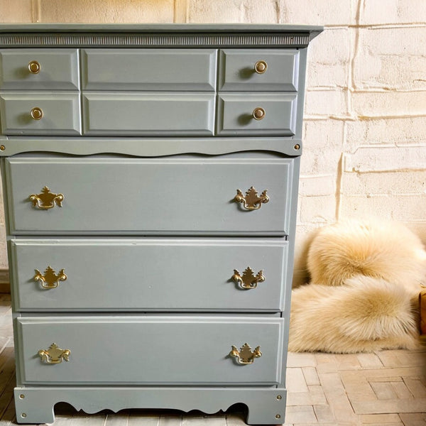 Refinished Solid Wood Dresser