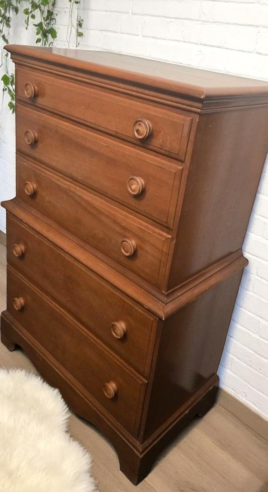 Gabby- 5 Drawer Vintage Dresser