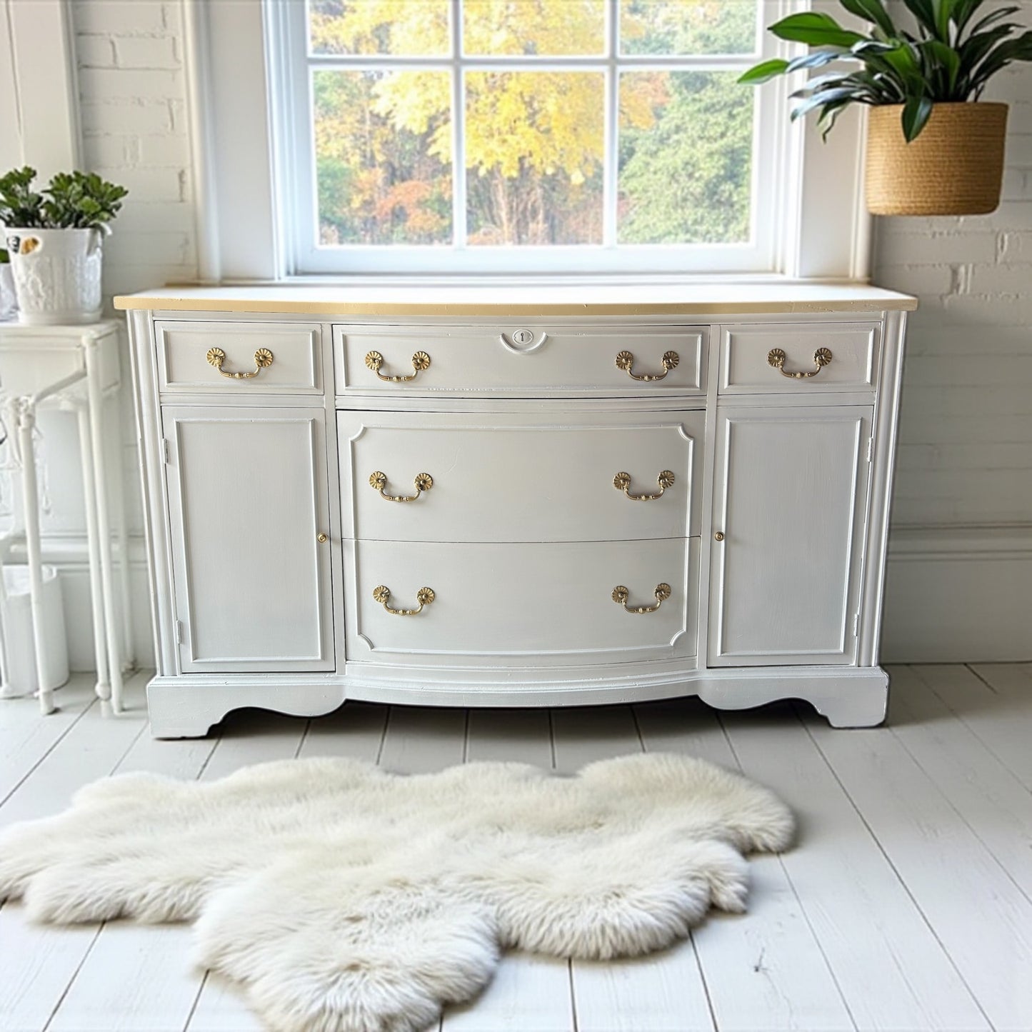 Lakeside newly refinished buffet table