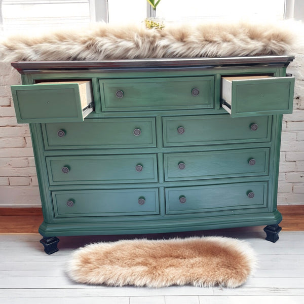 Ashley furniture Satin-Hunter-Green  dresser