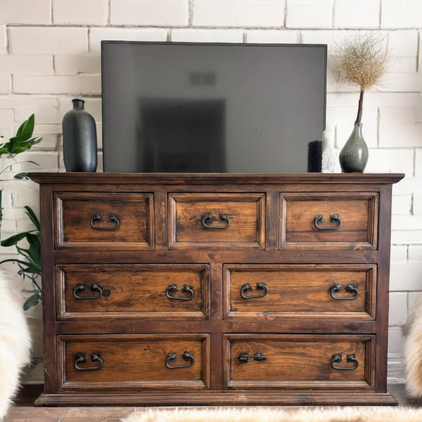 Spanish Style 7-Drawer Dresser