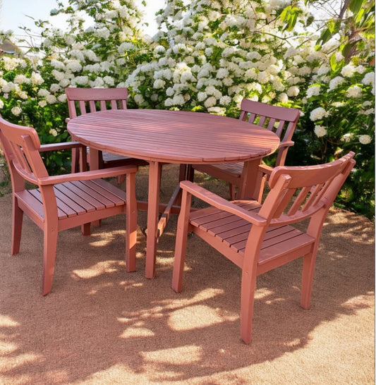 Outside table With the chairs included