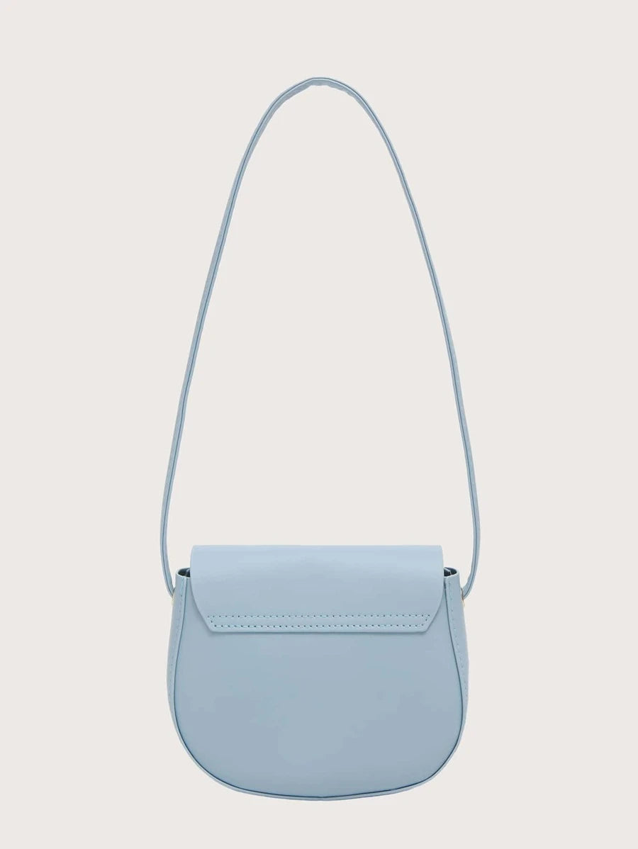 Mini Minimalist Flap Crossbody Saddle Bag