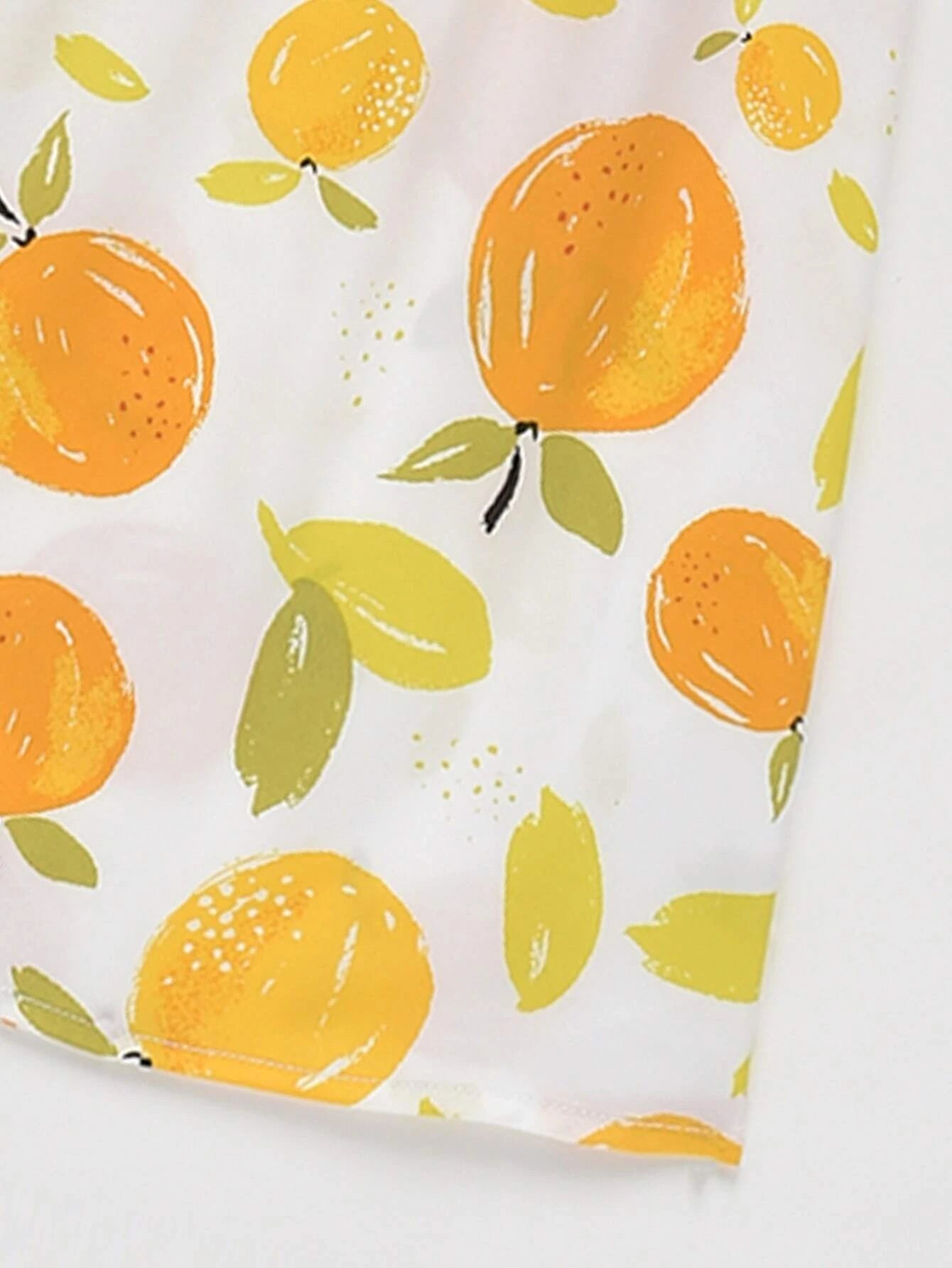 Girls Fruit Print Cami Top & Skirt