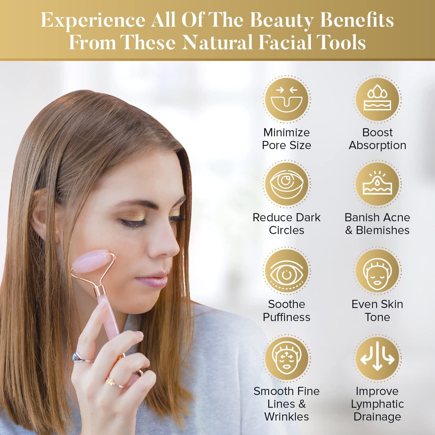 Original Jade Roller & Gua Sha Facial Tools