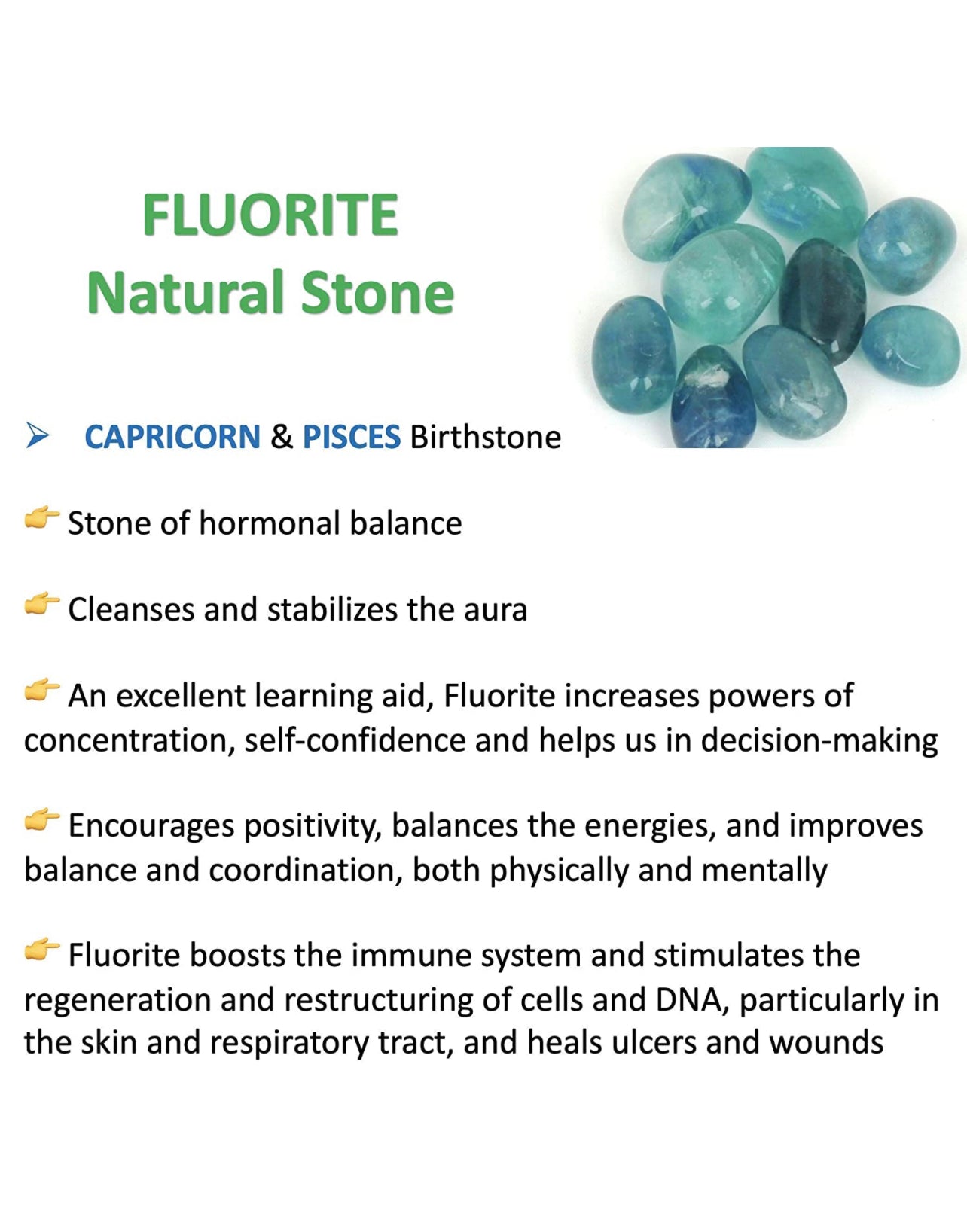 Handmade Adjustable Raw Gemstone Ring 18K Gold Plated Birthstone Hypoallergenic Jewelry (fluorite)