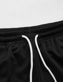 Men’s 2 in 1 graphic print drawstring waist capris sports tights - Christina’s unique boutique LLC