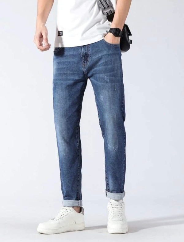 Men’s solid straight leg jeans - Christina’s unique boutique LLC