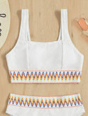 Chevron tape bikini top