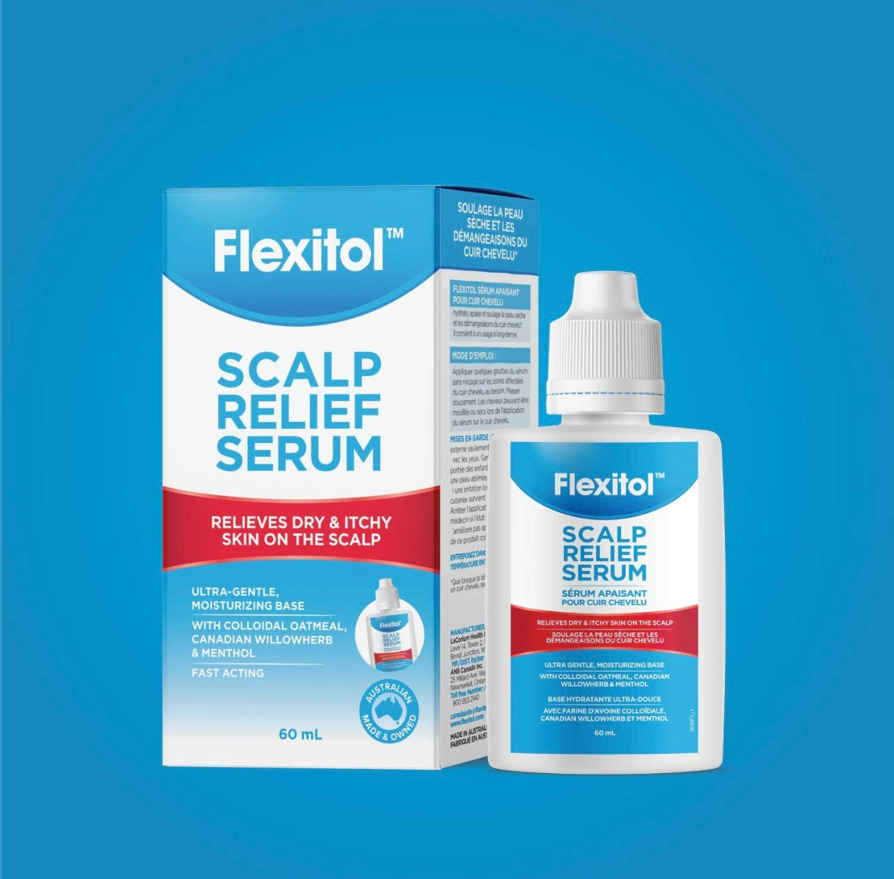 Flexitol Scalp Relief Serum for Itchy Scalp with 2% Colloidal Oatmeal, 2 Ounce