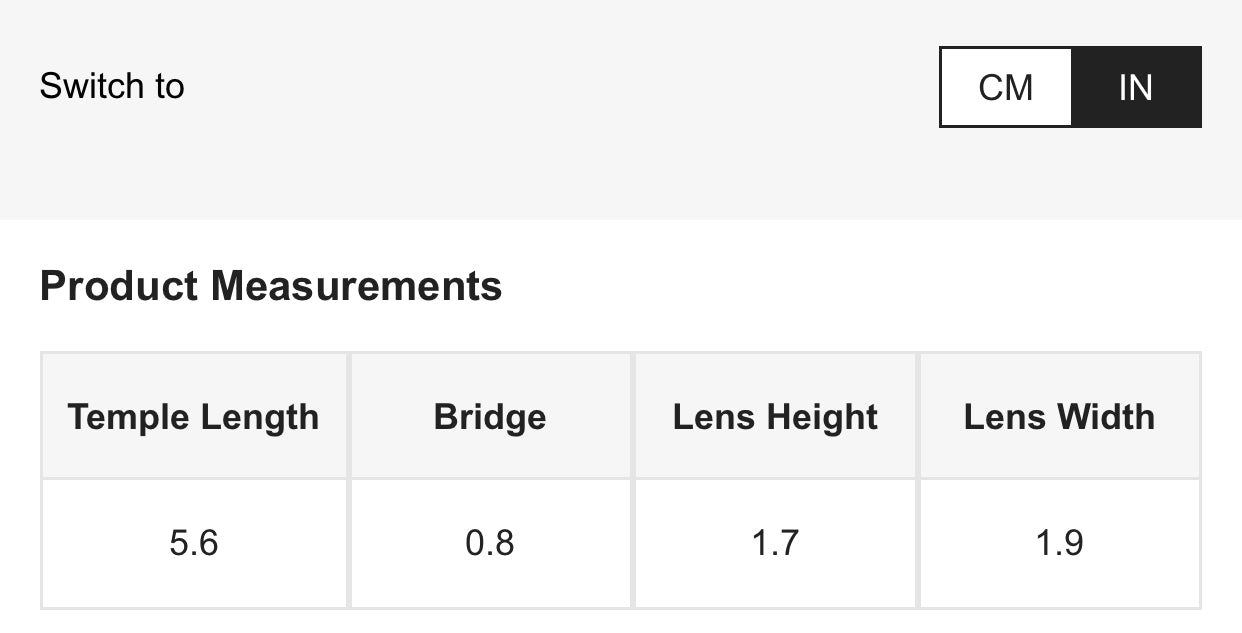 Unisex minimalist fashion glasses