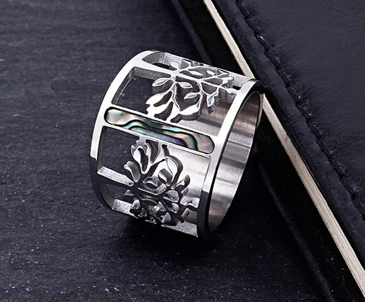 Vintage Norse Mythology Yggdrasil - Tree of Life Stainless Steel Ring