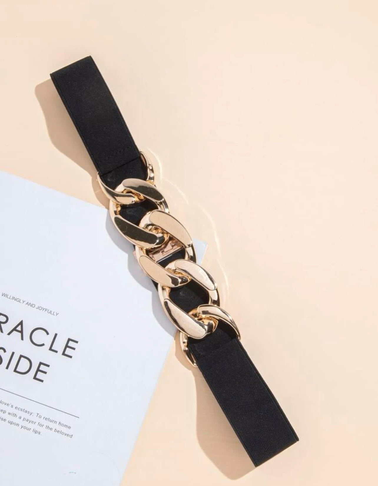 Metal Chain Decor Belt