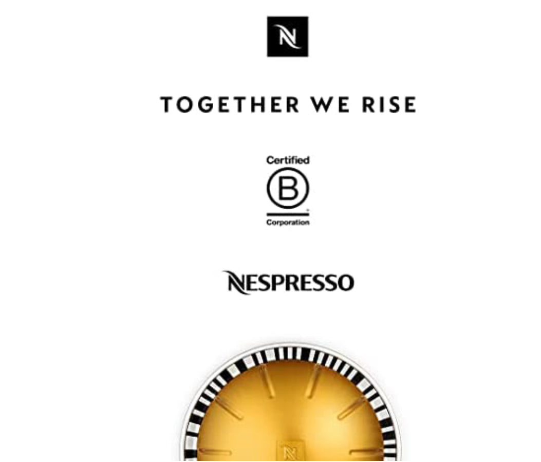Nespresso Vertuo Melozio Decaffeinato, Medium Roast Espresso, 30 Count Coffee Capsules