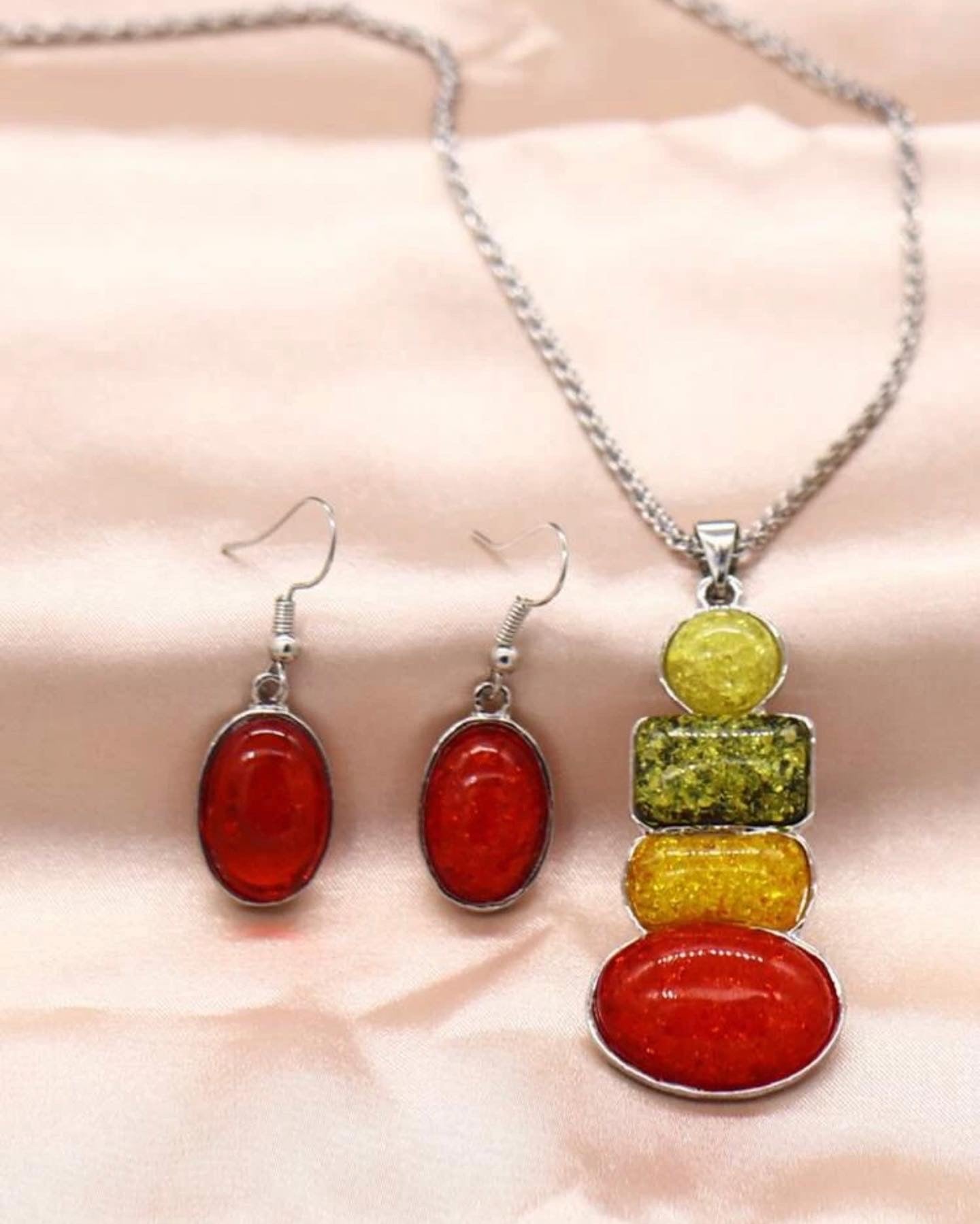 Women’s 3 piece geometric jewelry set