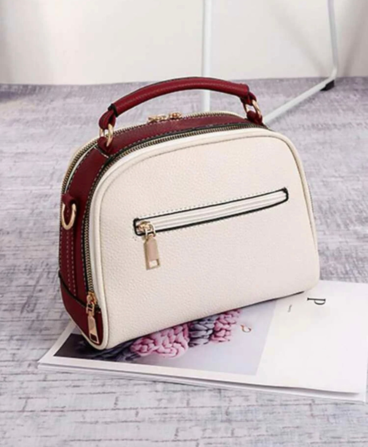 Two tone dome bag