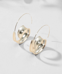 Solid spiral earrings