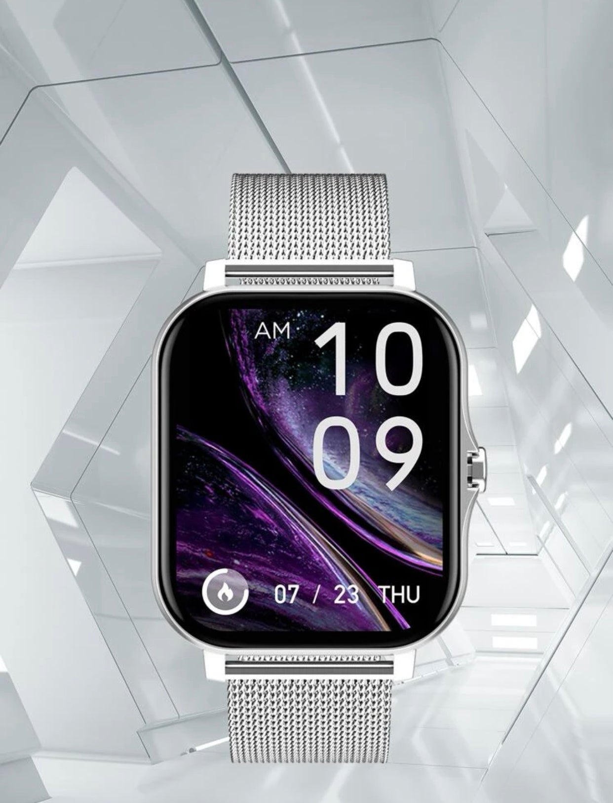 Men’s water resistant heart rate monitoring smart watch