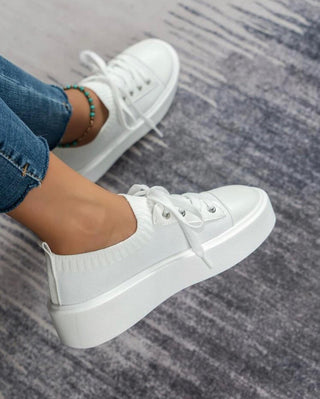Lace-up front skate shoes