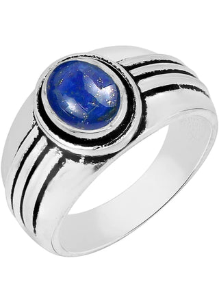 Buy lapis-lazuli Natural Stone Rings. Unisex.