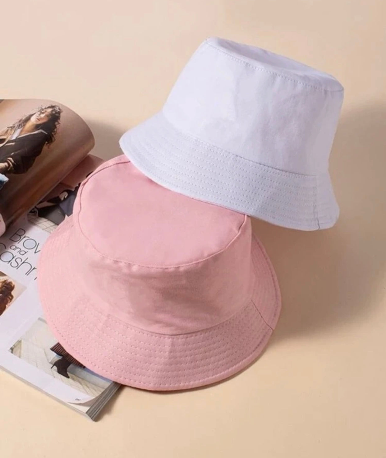 Set of two plus colored bucket hats - Christina’s unique boutique LLC