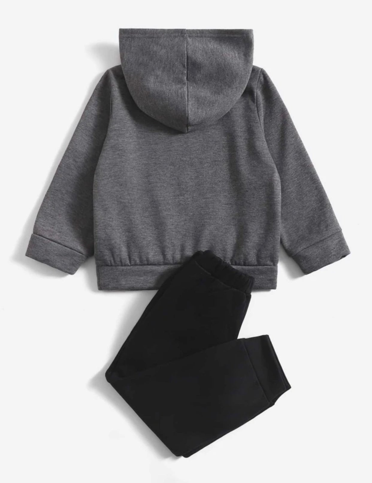 Toddler boys letter graphic hoodie & sweatpants