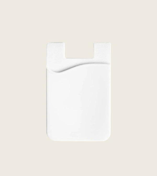 Minimalist adhesive card holder