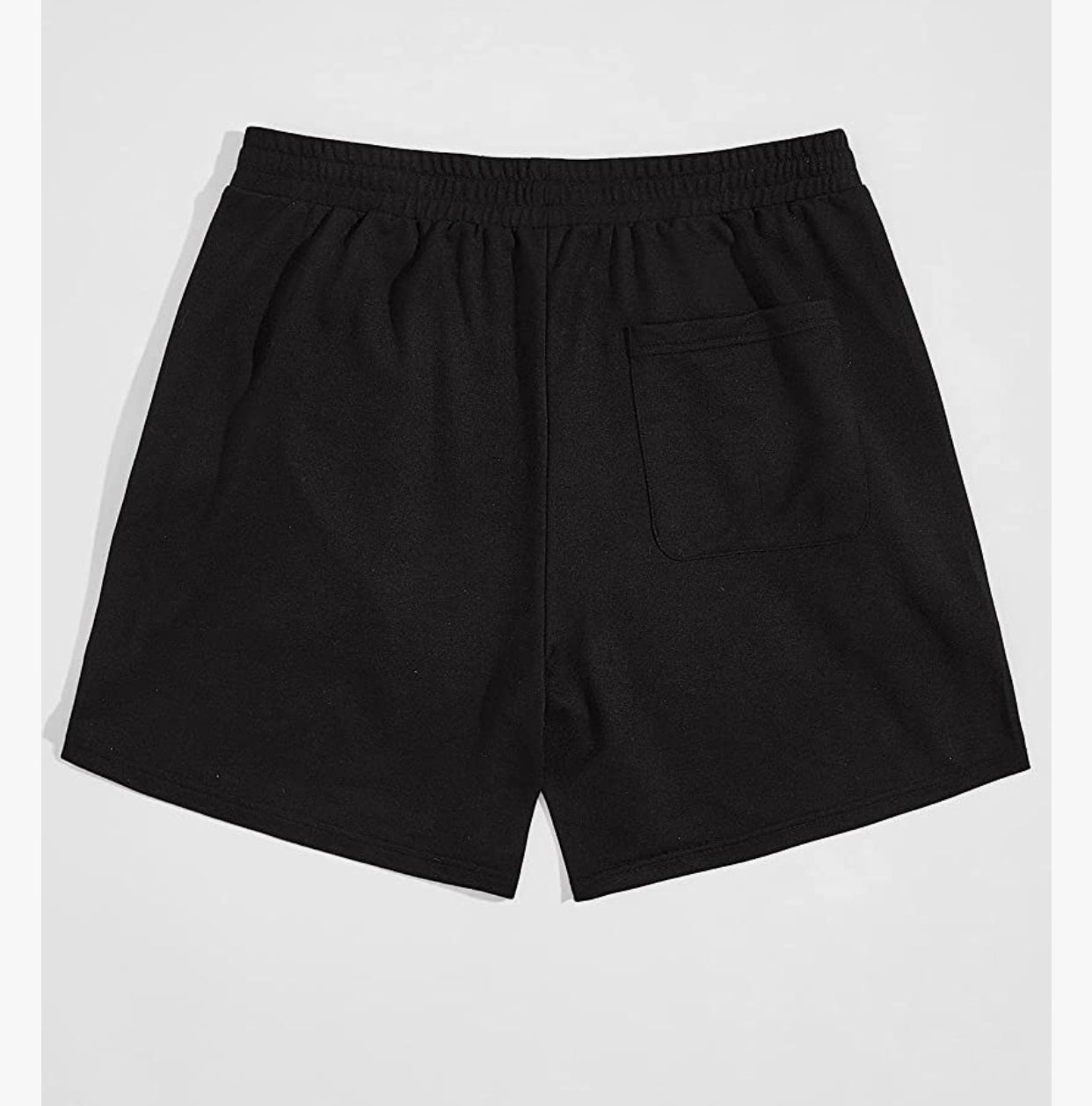 Men's Cartoon Graphic Drawstring Shorts Athletic Gym Workout Shorts with Pocket