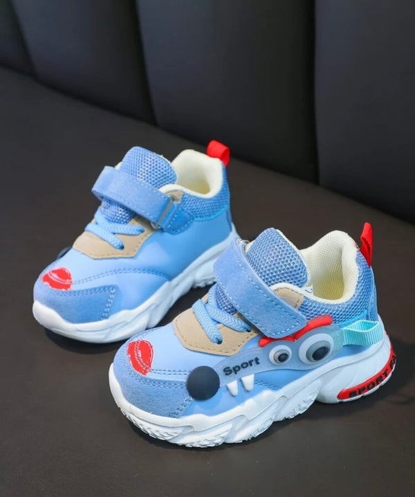 Toddler boys colorblock velcro strap chunky sneakers