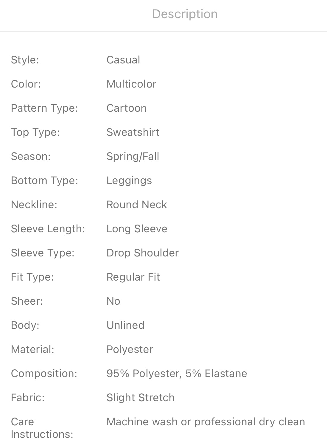 Toddler girls cartoon unicorn print drop shoulder pullover & graphic print leggings