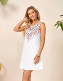 Geo print tank top