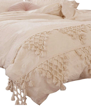 Tufted Tassel Duvet Cover - Christina’s unique boutique 