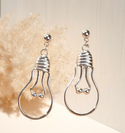 Bulb drop earrings