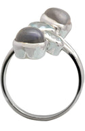 Labradorite Blue Topaz 925 Sterling Silver Designer Ring