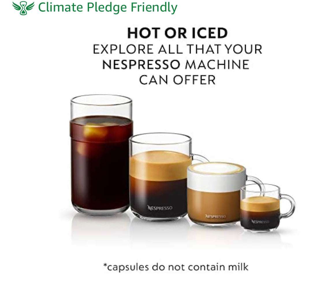 Nespresso Capsules VertuoLine, Medium and Dark Roast Coffee, Variety Pack, Stormio, Odacio, Melozio, 30 Count, Brews 7.77 Ounce