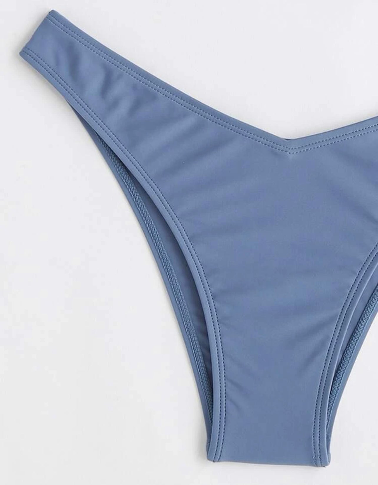 Girls Plain Twist Bikini Swimsuit