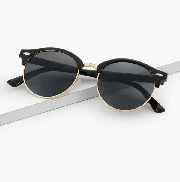 Men’s round frame sunglasses - Christina’s unique boutique LLC