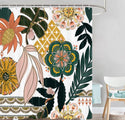 Boho Floral Shower Curtain