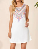 Geo print tank top