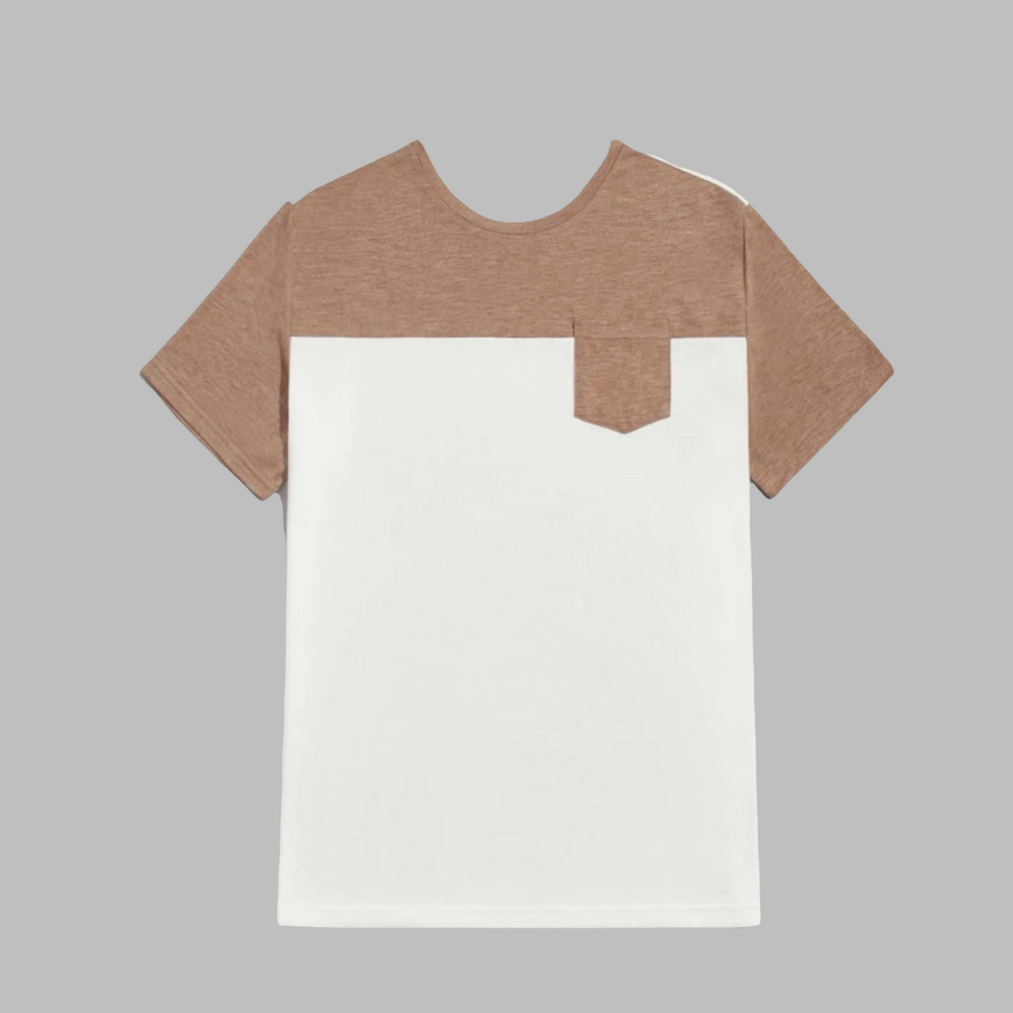 Men’s colorblock pocket detail tee