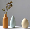 Ceramic Vase Set of 3, Small Flower Vases for Rustic Home Decor